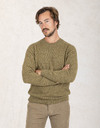 Gran Sasso pull met ronde hals groen