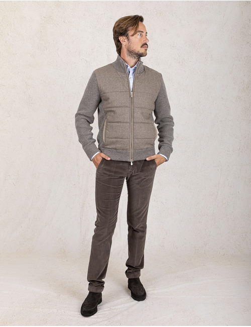 Gran Sasso cardigan taupe