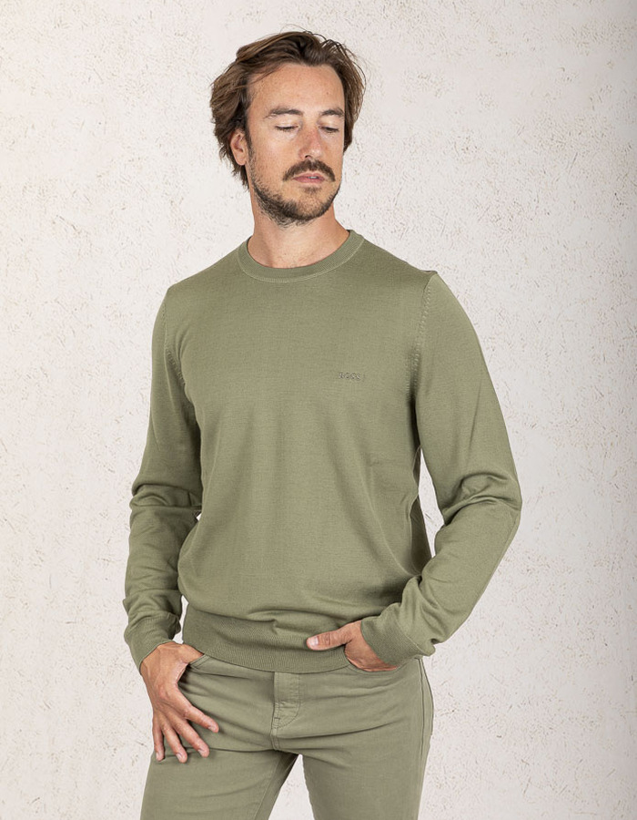 Boss pull groen