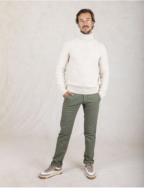 Mason's slim fit broek groen