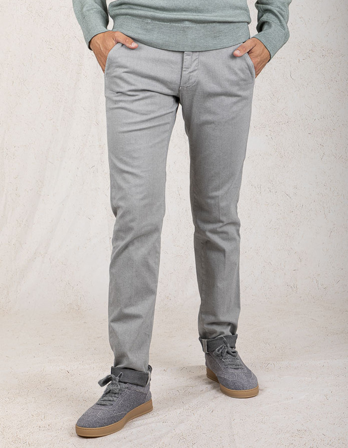 Mason's slim fit broek grijs