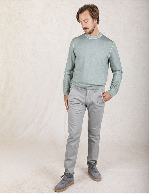 Mason's slim fit broek grijs