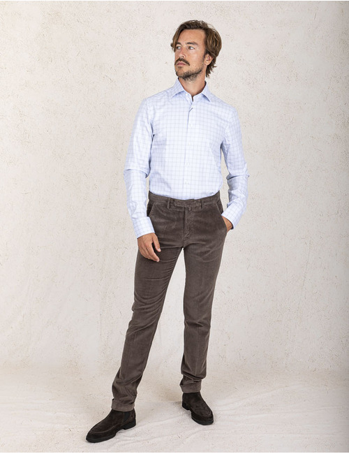 Stenströms slim fit hemd blauw
