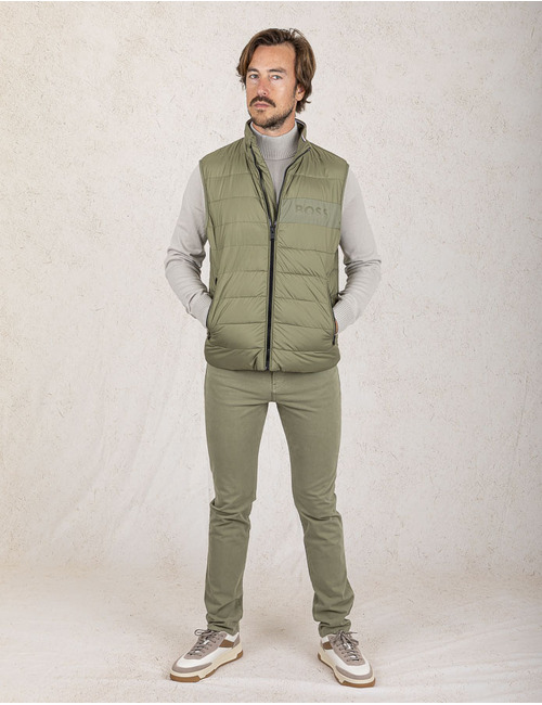 Boss bodywarmer groen