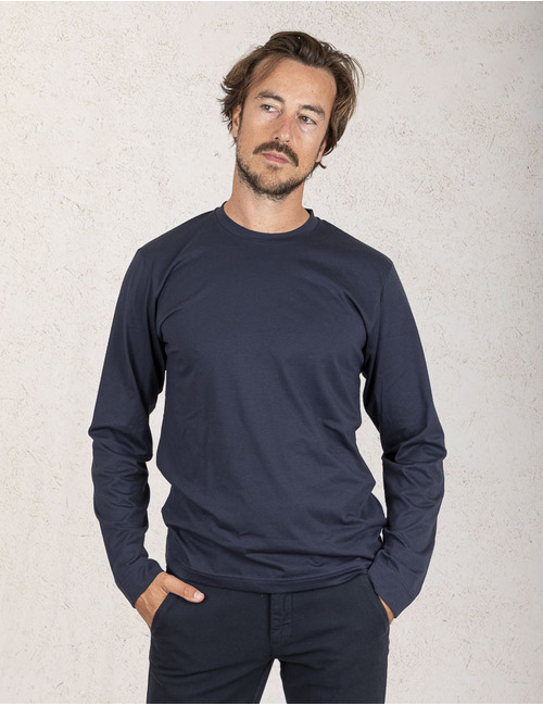 Sunspel pull blauw