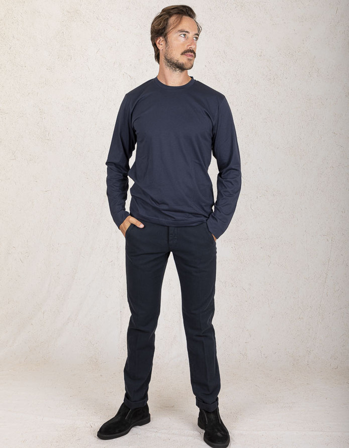Sunspel pull blauw