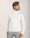 Gentiluomo pull rolkraag ecru