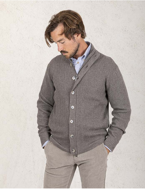 Gentiluomo cardigan bruin