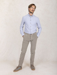 Slim Fit Overhemd in Lichtblauw