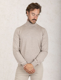 Gran Sasso pull rolkraag beige
