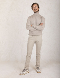 Gran Sasso pull rolkraag beige