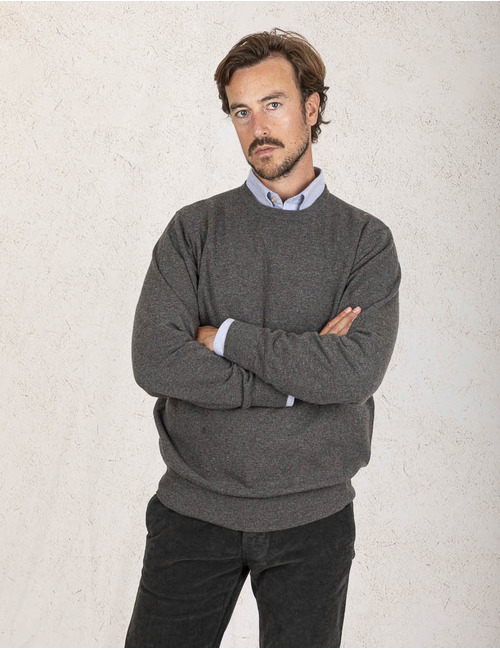 Alan Paine pull met ronde hals