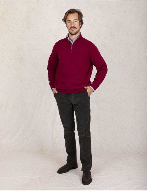 Alan Paine pull met korte rits