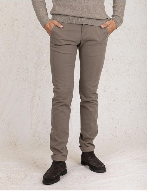 Briglia modern fit broek taupe
