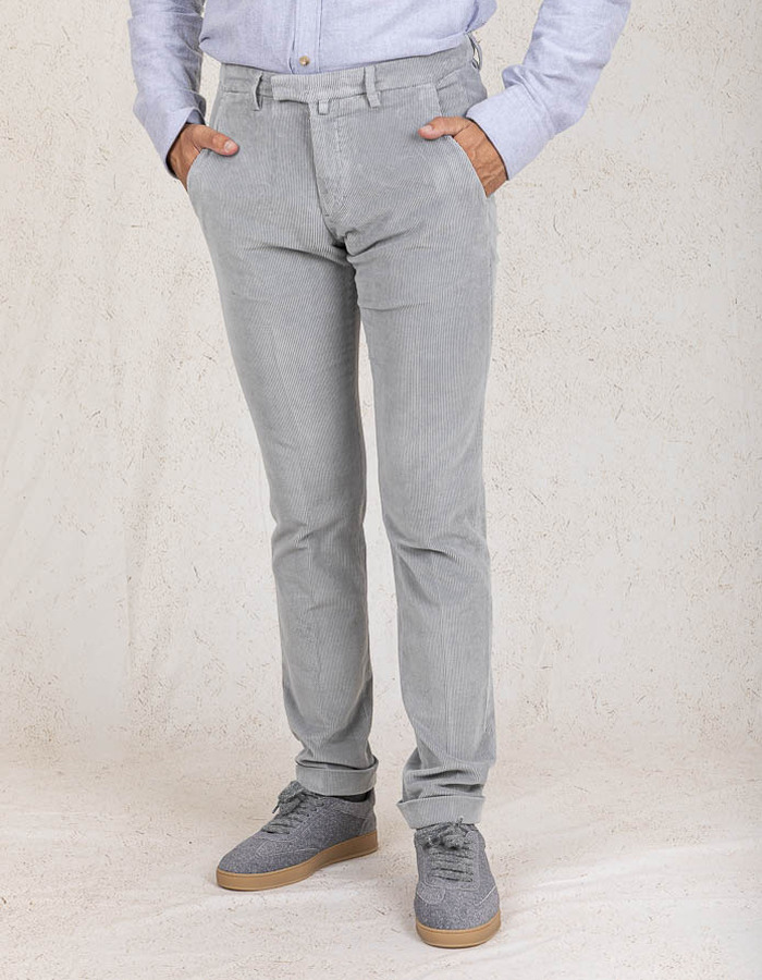 Briglia modern fit broek grijs
