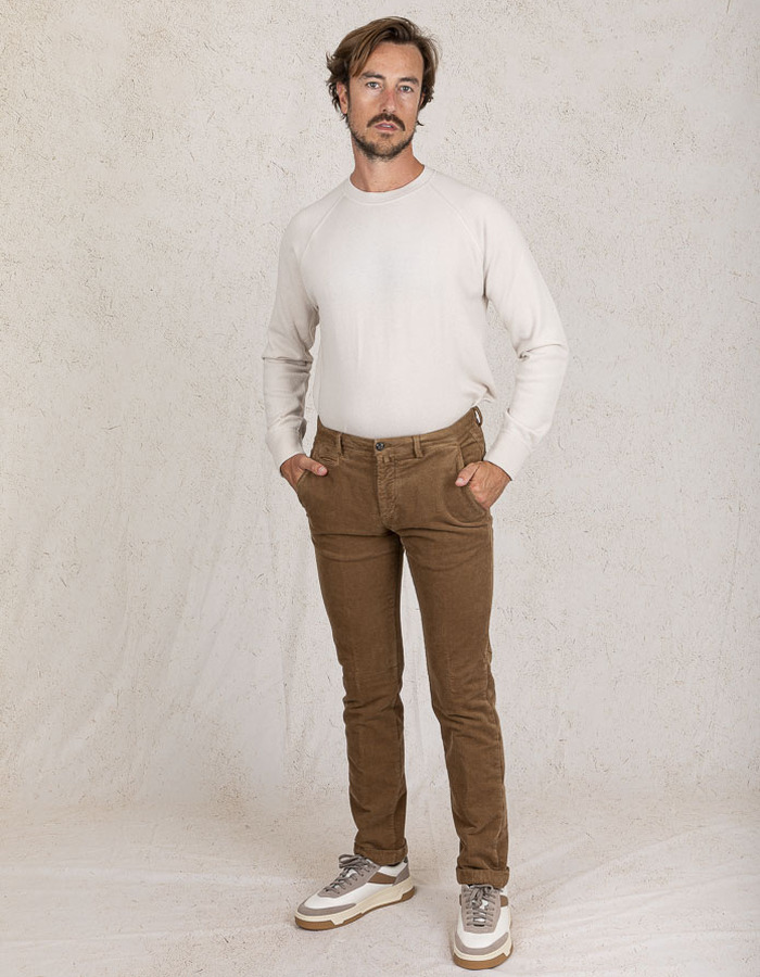 Briglia modern fit broek cognac