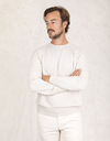 Gran Sasso pull met ronde hals grijs