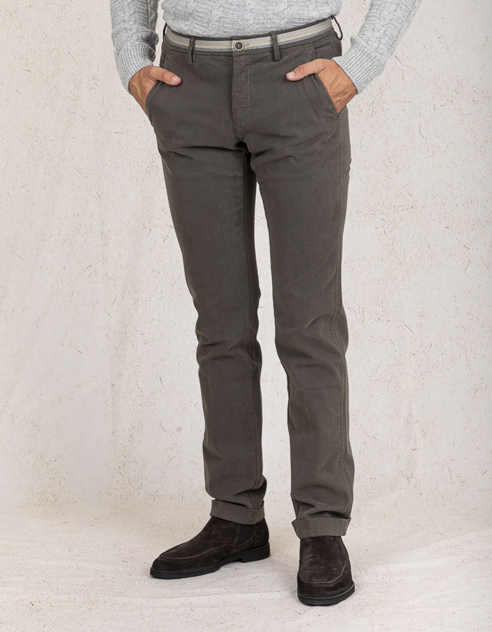 Mason's slim fit broek groen