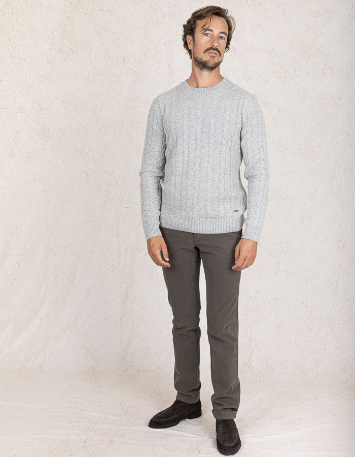 Mason's slim fit broek groen
