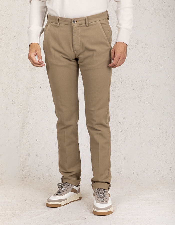 Mason's slim fit broek beige