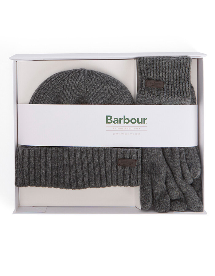 Barbour muts grijs