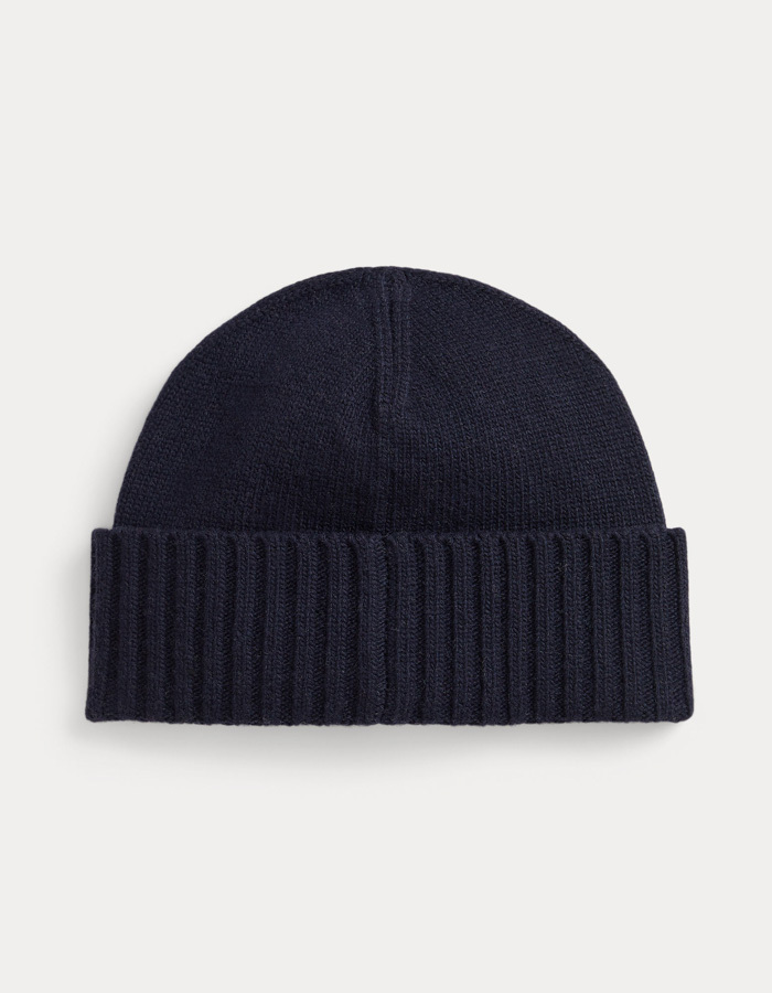 Flag-Intarsia Wool-Blend Beanie