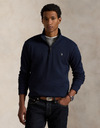 Double-Knit Mesh Quarter-Zip Pullover