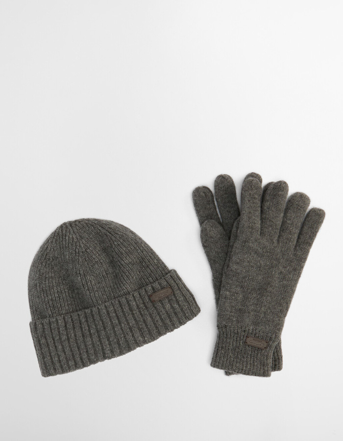 Barbour muts grijs