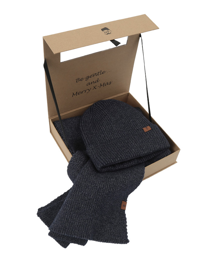 Prince Bowtie Muts en Sjaal Set Denim