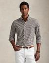 Custom Fit Stretch Poplin Gingham Hemd