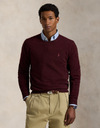 Wollen Trui met Ronde Hals Aged Wine Heather