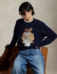 Ralph Lauren lange mouw pull navy