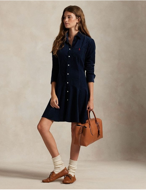 Ralph Lauren Dames kort kleed navy