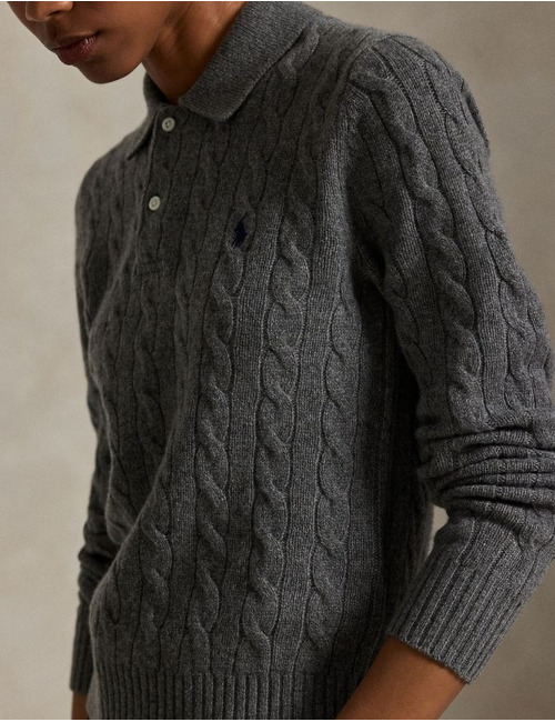 Ralph Lauren Dames lange mouw pull grijs
