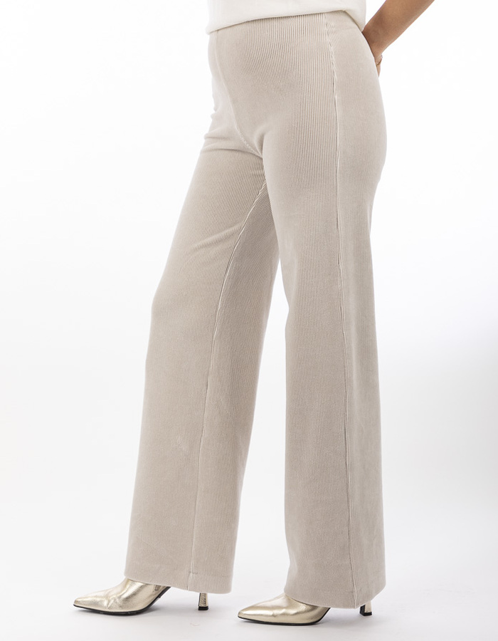 Raffaello Rossi broek met elatische band beige