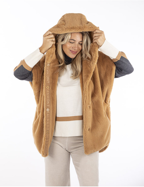 Beaumont bodywarmer camel