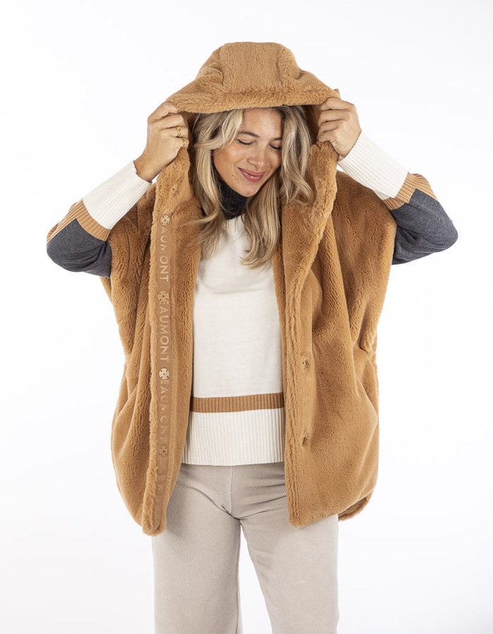 Beaumont bodywarmer camel