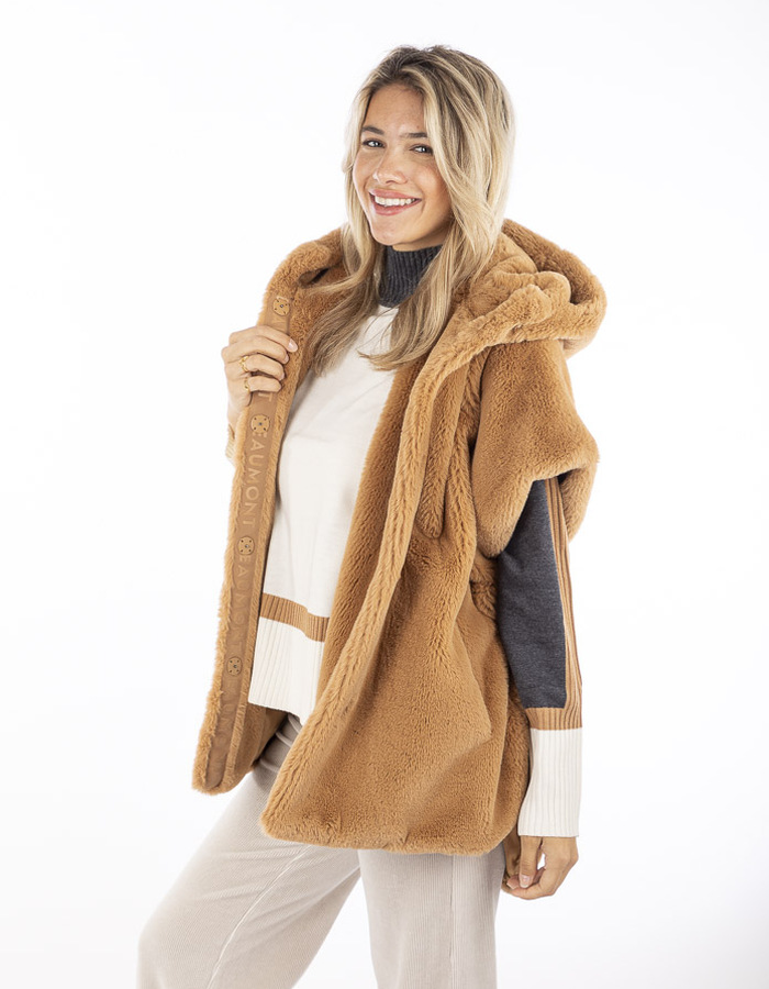 Beaumont bodywarmer camel