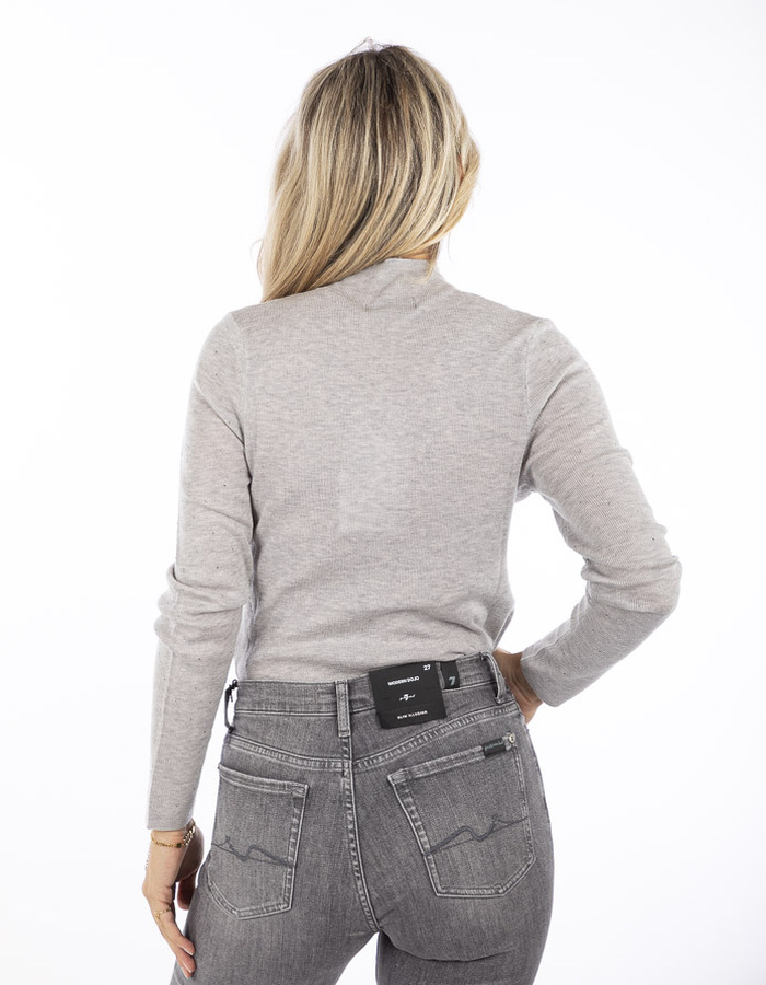 Aimee The Label lange mouw pull grijs