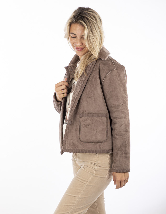 Xandres jas taupe