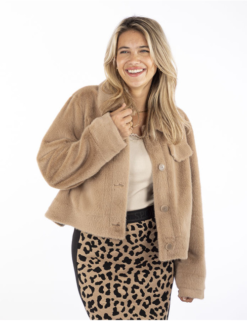Herzen's jas beige