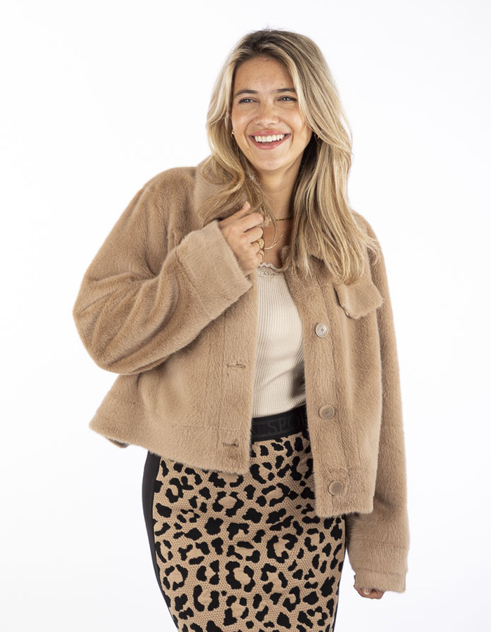 Herzen's jas beige