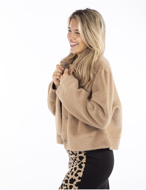 Herzen's jas beige