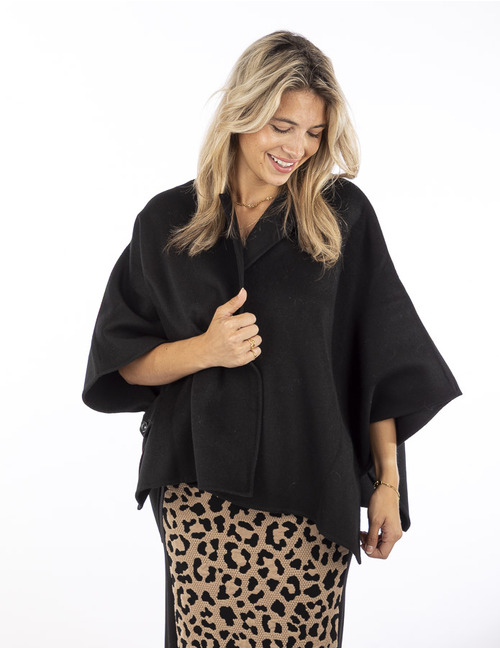 Xandres poncho zwart
