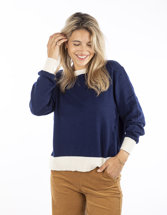 Mika Elles pull navy