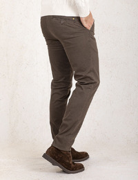 Slim Fit Chino Lupus in Bruin