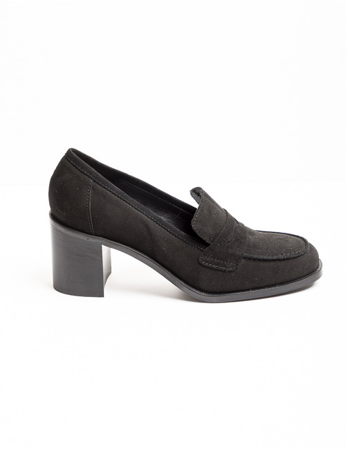 Ctwlk mocassin met hak bruin