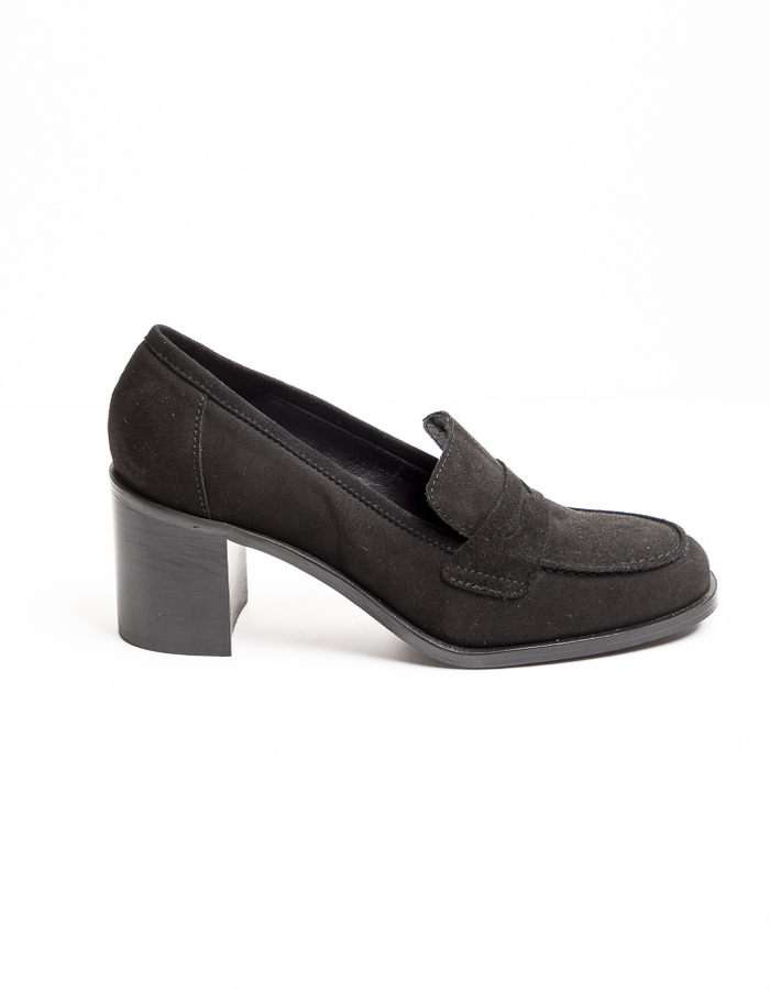 Ctwlk mocassin met hak bruin