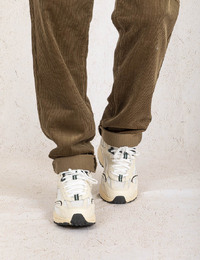 The Re-Run Nappa Sneakers in Off White 