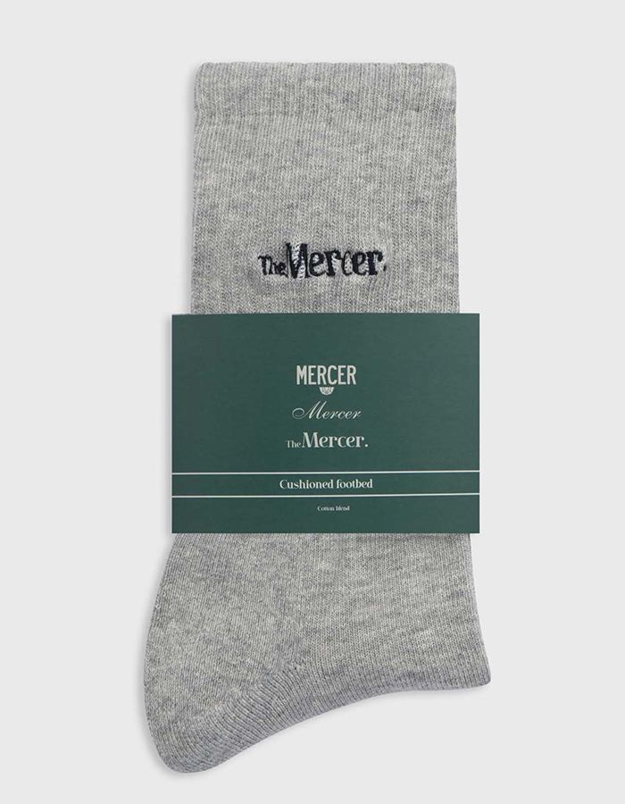 The Mercer Socks in Grey